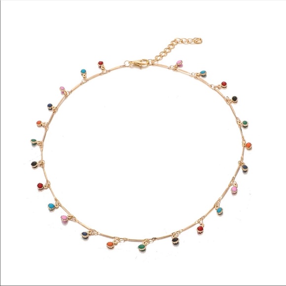 • Starla • Colorful Beaded Necklace - Picture 2 of 5